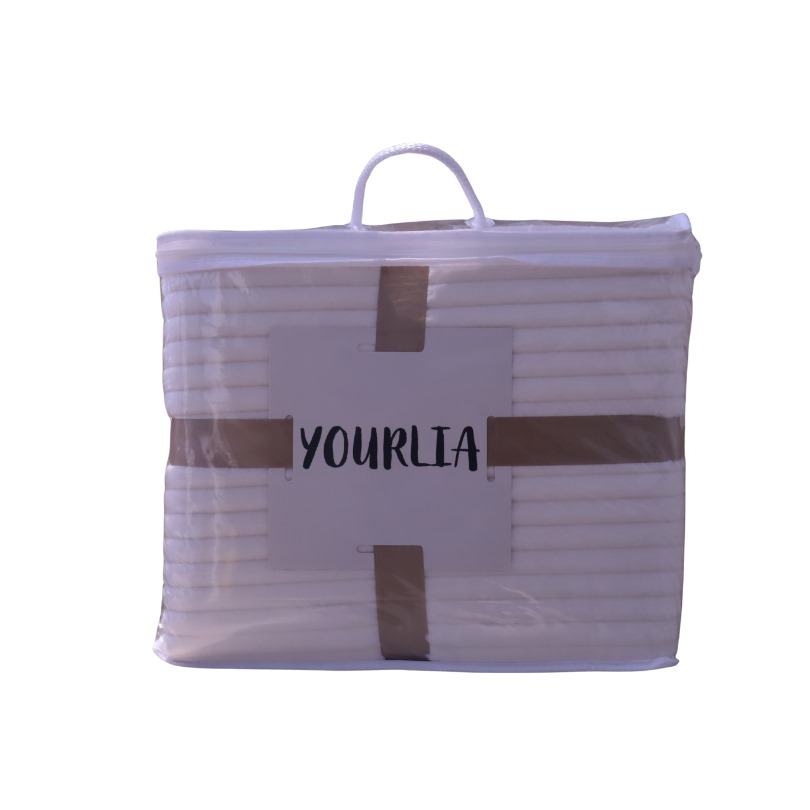 Packaged Textured Fleece Blanket